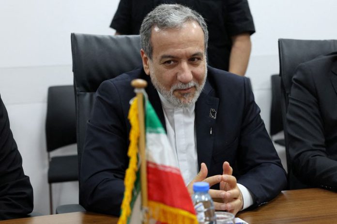 FILE PHOTO: Iranian Foreign Minister Araqchi meets with Lebanese foreign minister in Beirut