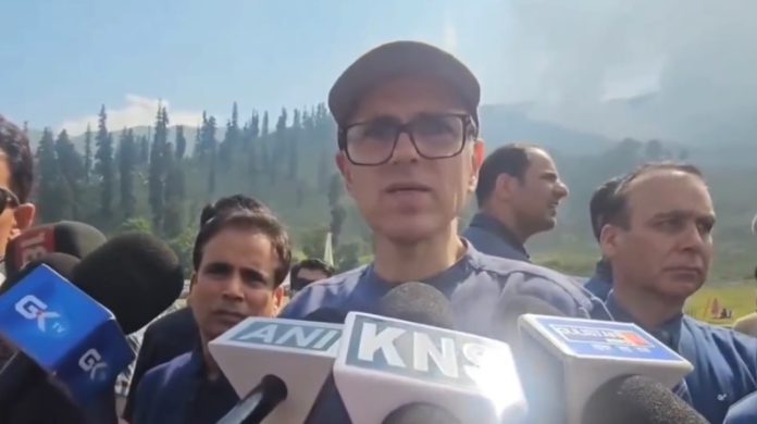 Srinagar, Jun 24 :  Chief Minister Omar Abdullah on Tuesday said he has no objections if the Legislative Assembly has to be dissolved and fresh elections are to be conducted after statehood is restored to Jammu and Kashmir. “I have read in a newspaper that statehood will be restored but assembly elections would have to be held afresh. Let them do it, who has stopped them,” Abdullah told reporters at Gulmarg, 52 kilometres from here. Abdullah, who was sworn in as the first chief minister of the Union Territory of Jammu and Kashmir in October last year, said that statehood is the right of the people of Jammu and Kashmir. “I know where the story has come from. I know who planted the story in a newspaper here…. it was planted only to scare the MLAs. This statehood is not for any MLA or the government. This statehood is for the people of Jammu and Kashmir and we MLAs will not be an obstacle in it. Ready to dissolve J&K assembly on statehood: CM Omar Abdullah